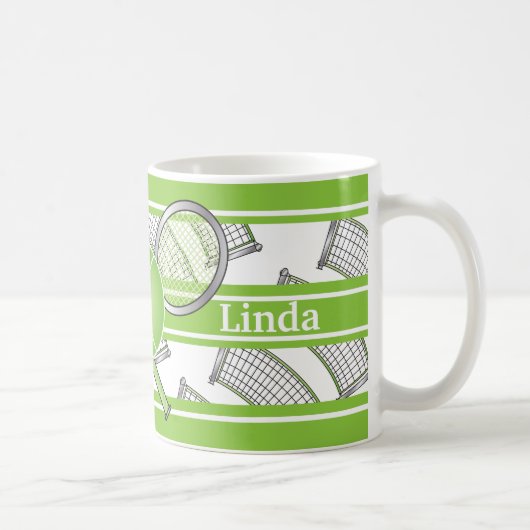 Mug Green Personnaliser le tennis (Droite)