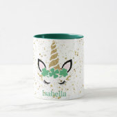 Mug Green Princess Unicorn Rose (Centre)