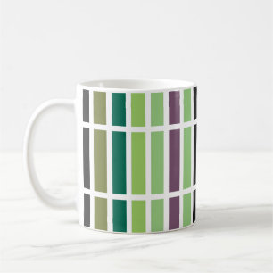 Mug Green purple Black Hues