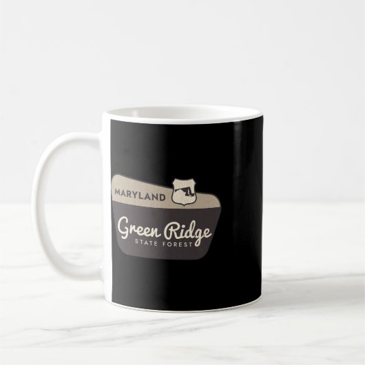 Mug Green Ridge State Forest Maryland Welcome Sign Vac (Gauche)