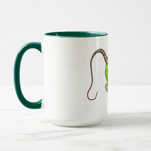Mug Green Ringo Lizard (Gauche)