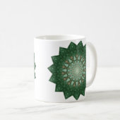 Mug Green Star Mandala (Devant droit)