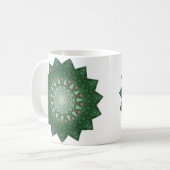 Mug Green Star Mandala (Devant gauche)