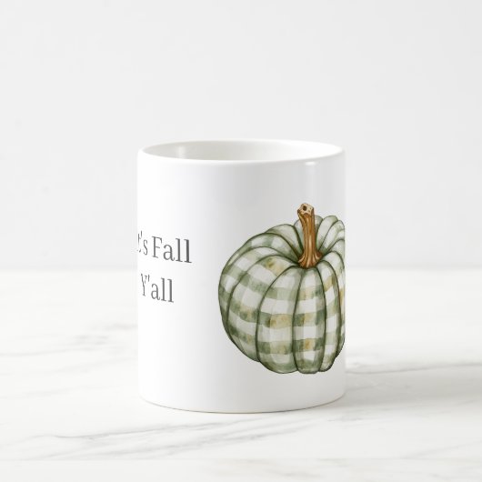 Mug Green Stripes Pumpkin (Centre)