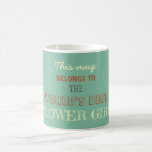 Mug Green Terracotta Pastel Cadeau couleur pour Flower<br><div class="desc">Green Terracotta Pastel Cadeau couleur pour Flower Girl</div>