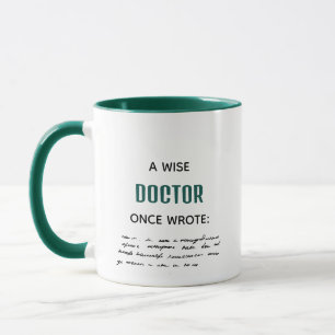 Mug Green Un Docteur Sage Écrit Une Fantastique Nouvea