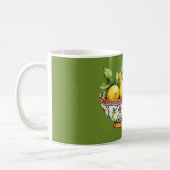 Mug Green Yellow Lemons Italian Bowl (Gauche)