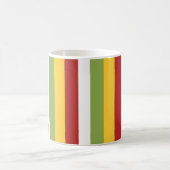 Mug Green Yellow Red Stripes (Centre)