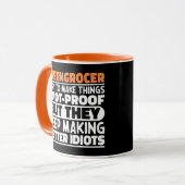 Mug Greengrocer J'Essaie De Rendre Les Choses Drôle De (Devant gauche)