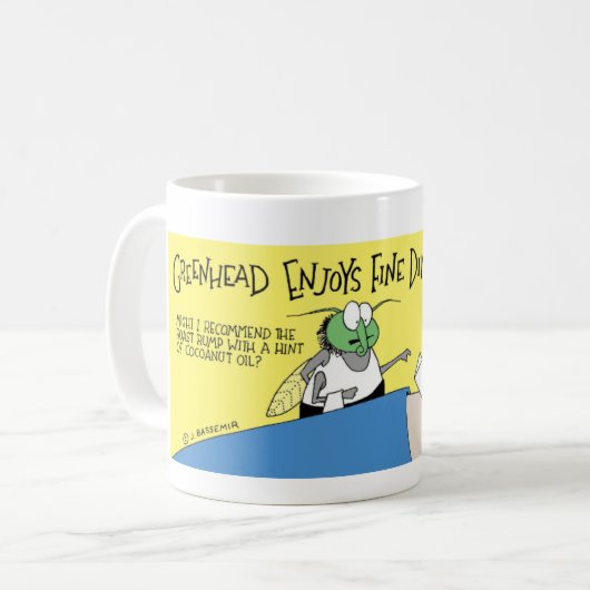 Mug Greenhead prend le déjeuner (Devant gauche)