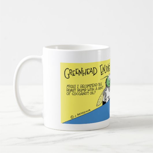 Mug Greenhead prend le déjeuner (Gauche)