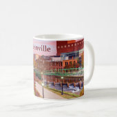 Mug Greenville, Caroline du Sud, Fall Sunset, Centre-v (Devant droit)