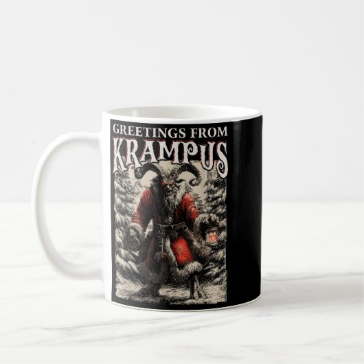 Mug Greetings From Ss Vom Krampus Festive Horror Chris (Gauche)