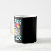 Mug Greetings Huzz Funny Gen Z Gen Alpha Slang Meme (Devant gauche)