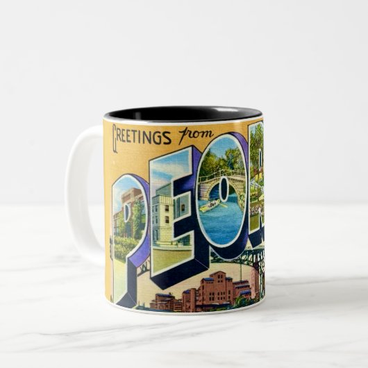 Mug Greetings Peoria Illinois (Devant gauche)