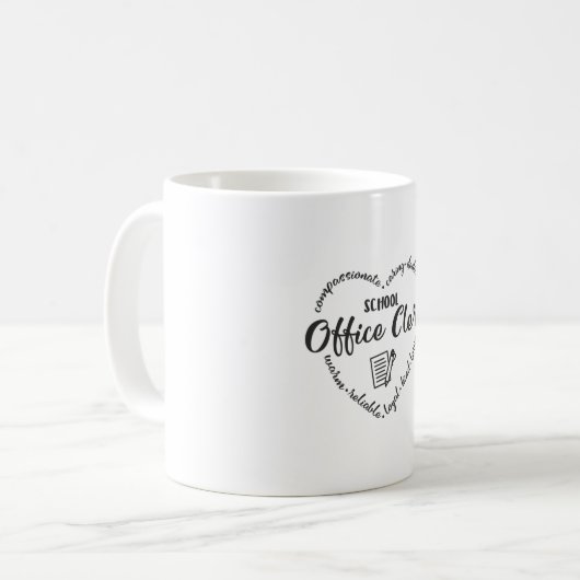 Mug Greffier, adjoint, école (Devant gauche)