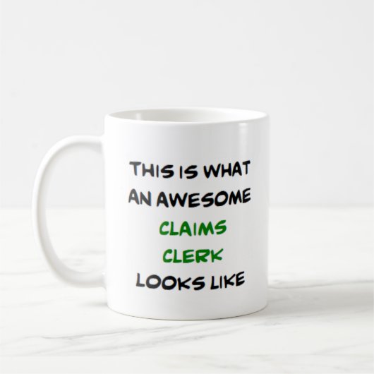 Mug greffier des revendications, génial (Gauche)