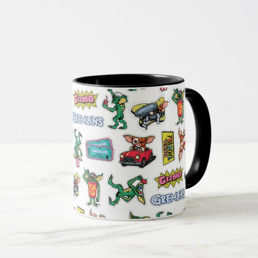 Mug Gremlins™ Sticker Fun Pattern (Devant droit)