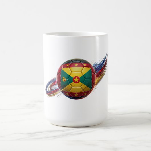 Mug Grenada Soccer Ball | Stadium Ready | Fan Gear (Centre)