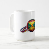 Mug Grenada Soccer Ball | Stadium Ready | Fan Gear (Devant gauche)