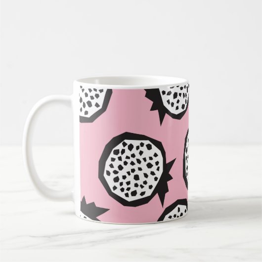 Mug Grenade moderne : Style Abstrait sans couture (Gauche)