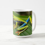 Mug Grenouille à arbre vert coloré de la Jungle (Devant droit)