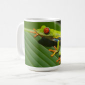Mug Grenouille à arbre vert coloré de la Jungle (Devant gauche)