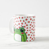Mug Grenouille à fraise Kawaii (Devant gauche)