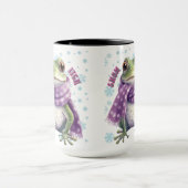 Mug Grenouille amusante dans la boue de neige - 'Déman (Centre)