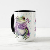 Mug Grenouille amusante dans la boue de neige - 'Déman (Devant gauche)
