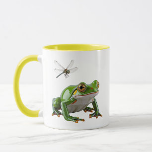 Mug Grenouille arboricole dessin animé brillant réalis