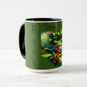 Mug Grenouille 'Arbre' (Devant gauche)
