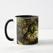 Mug Grenouille Art Nouveau hollandaise dans l'arbre (Gauche)