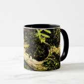 Mug Grenouille Art Nouveau hollandaise dans l'arbre (Devant droit)
