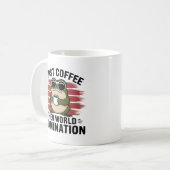 Mug Grenouille au café (Devant gauche)