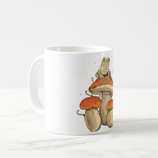 Mug Grenouille aux champignons (Devant gauche)