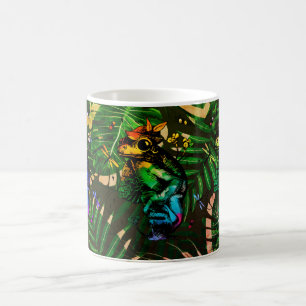 Mug Grenouille avec champignon Cottagecore Style main 