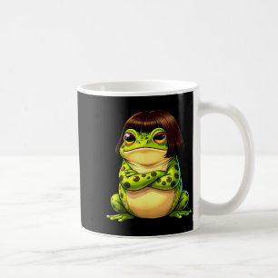 Mug Grenouille avec coupe au carré drôle grenouille qu