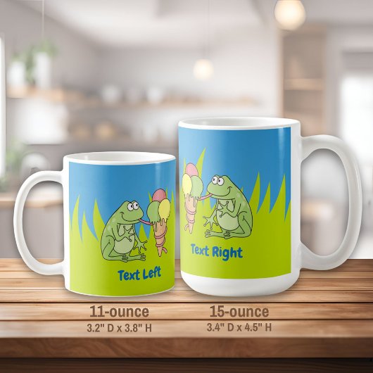 Mug Grenouille avec crème glacée