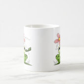Mug Grenouille avec la fleur (Centre)