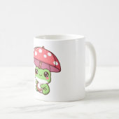 Mug Grenouille avec parapluie champignon (Devant droit)