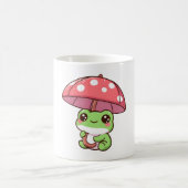 Mug Grenouille avec parapluie champignon (Centre)