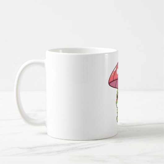Mug Grenouille avec parapluie champignon (Gauche)