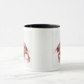 Mug grenouille blanc-rayée de dard de poison (Centre)