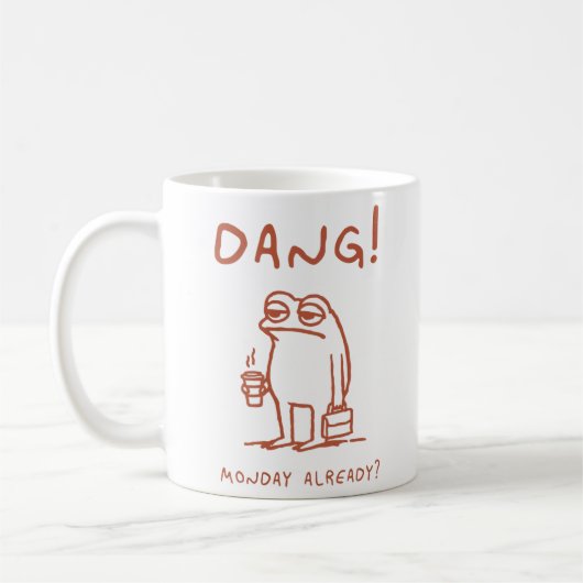 Mug Grenouille blues du lundi (Gauche)