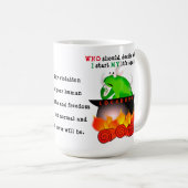 Mug Grenouille bouillante (Devant droit)