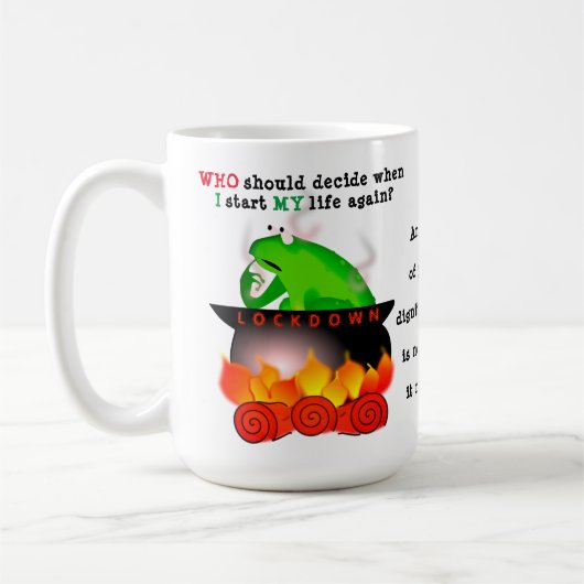 Mug Grenouille bouillante (Gauche)