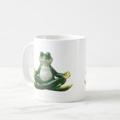 Mug Grenouille, Cadeaux de Yoga, Cadeaux de Grenouille (Devant gauche)