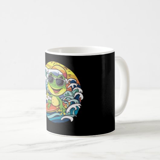 Mug Grenouille cool (Devant droit)