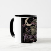 Mug Grenouille d'anxiété Réflexion excessive Design Cl (Devant gauche)